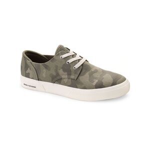 SUN STONE Mens Green Metal Eyelits Kiva Round Toe Lace-Up Sneakers Shoes 8.5 M